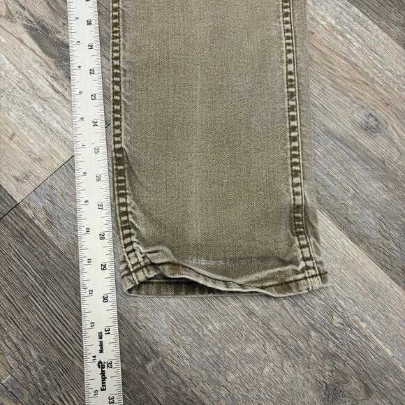 Levis 511 Black Tab Faded Light Wash Muted Tan Mens 32x30 Slim Fit Denim Jeans - Picture 9 of 13